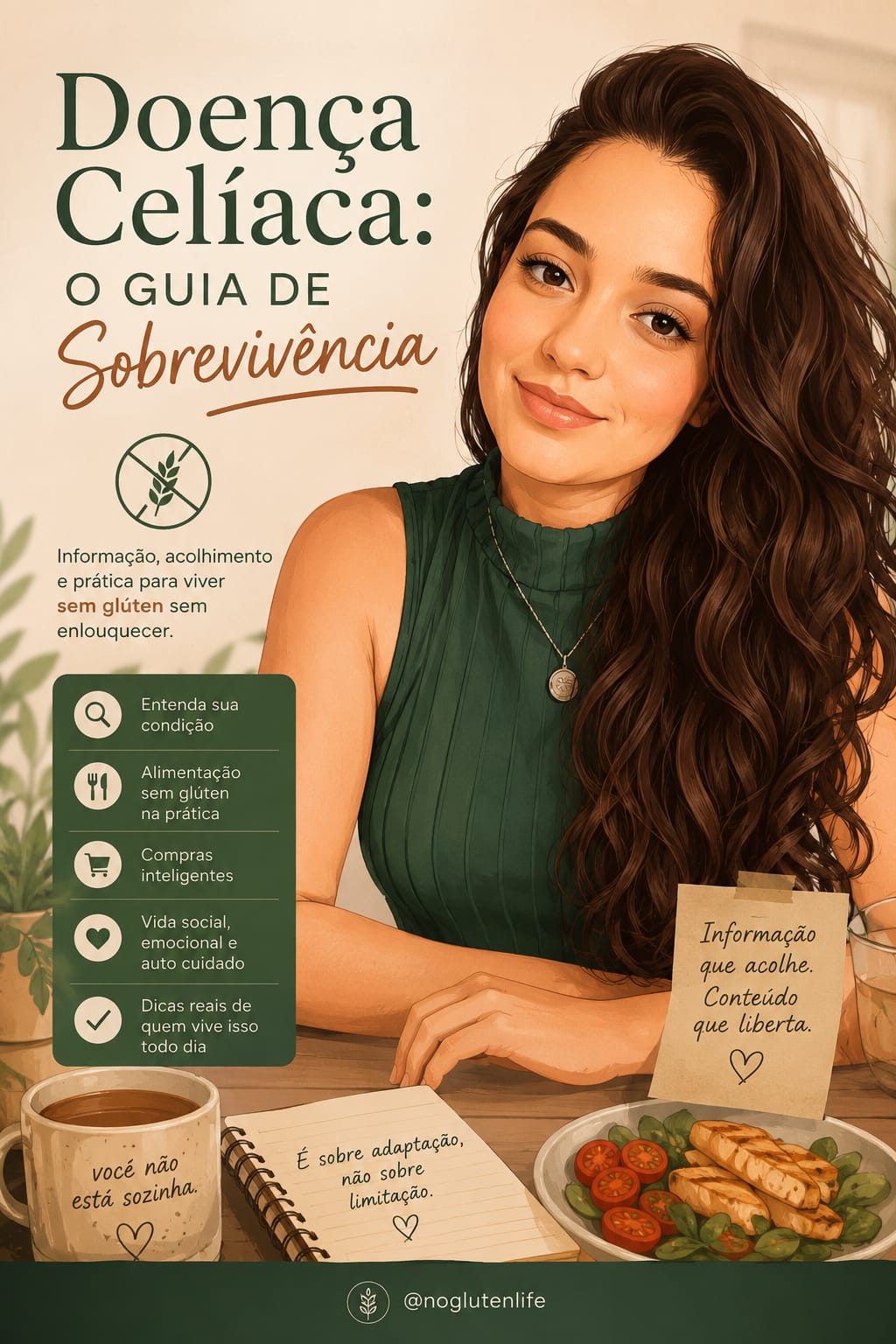 Capa do ebook Doença Celíaca: Guia de Sobrevivência